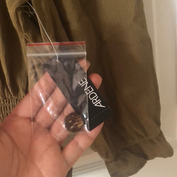 Button Peplum Top - Picture 5 of 6